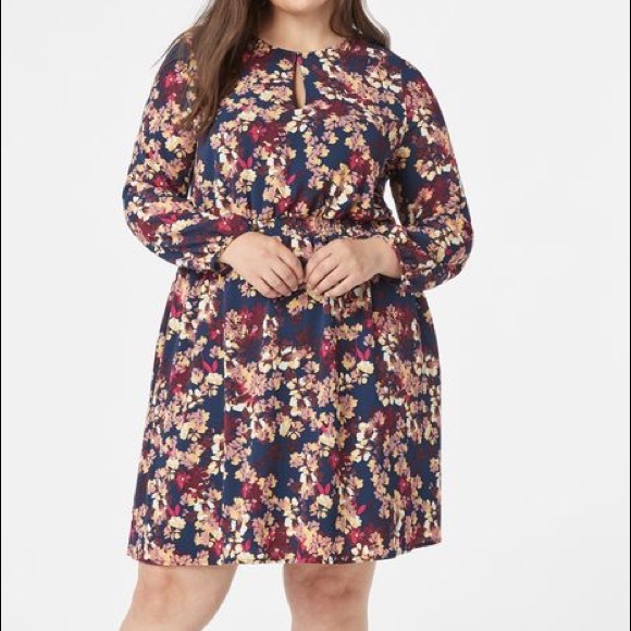 JustFab Dresses & Skirts - JustFab Spring Floral Dress in 3X